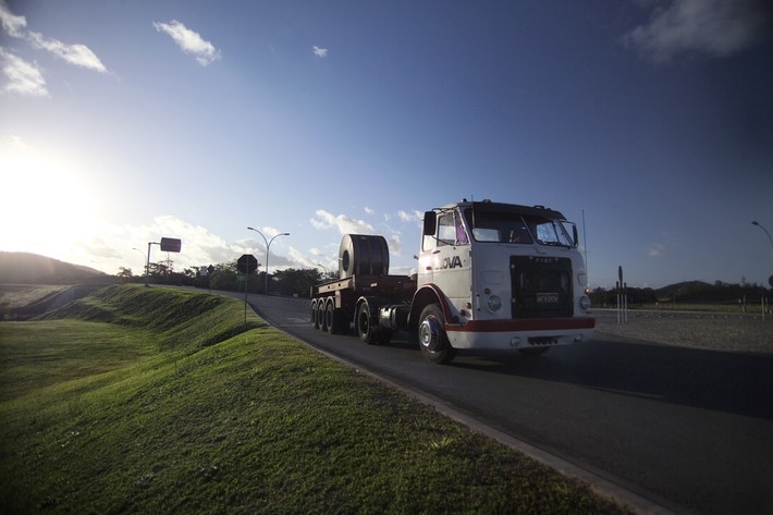 Road transport of coils